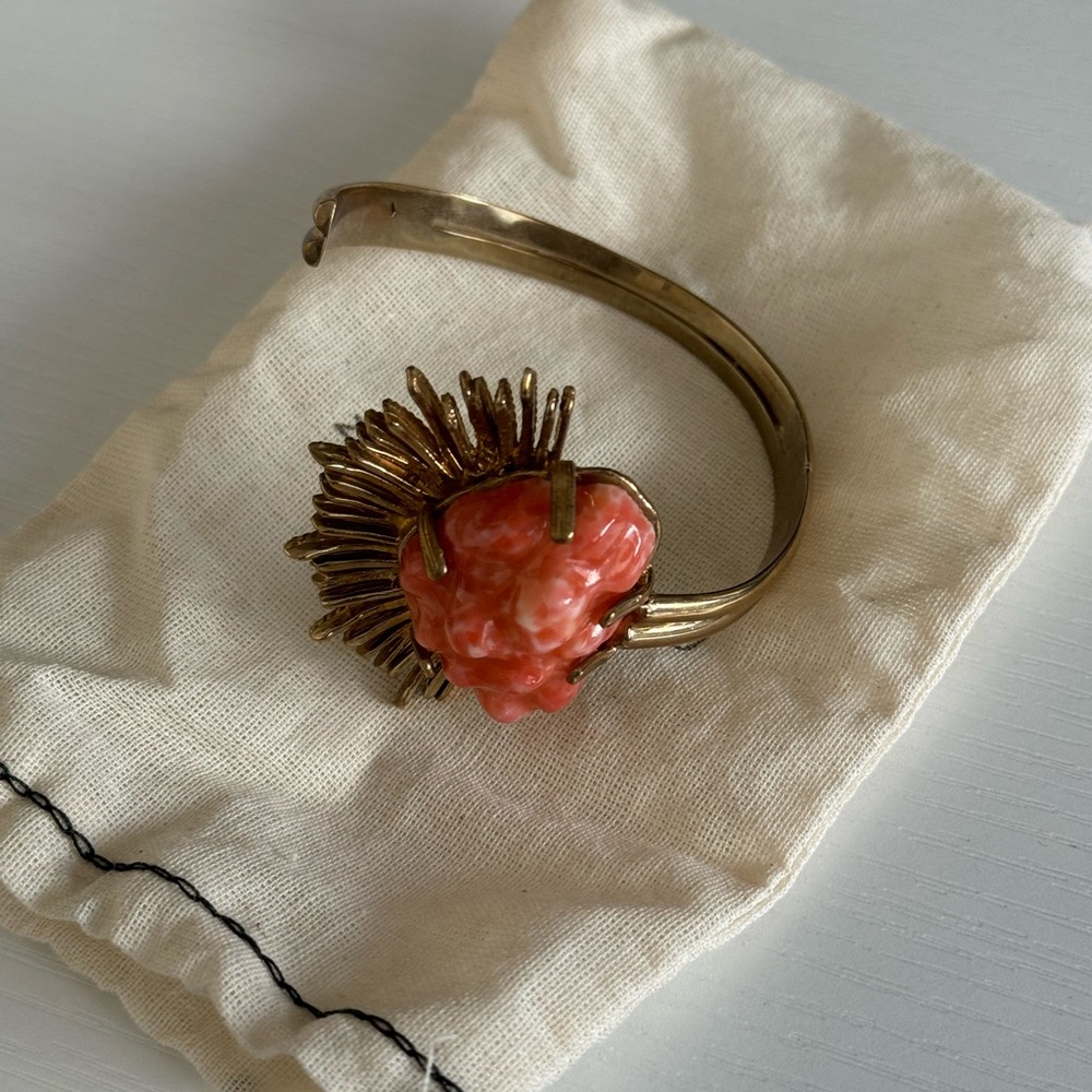 CastleCliff Orange Coral Cuff